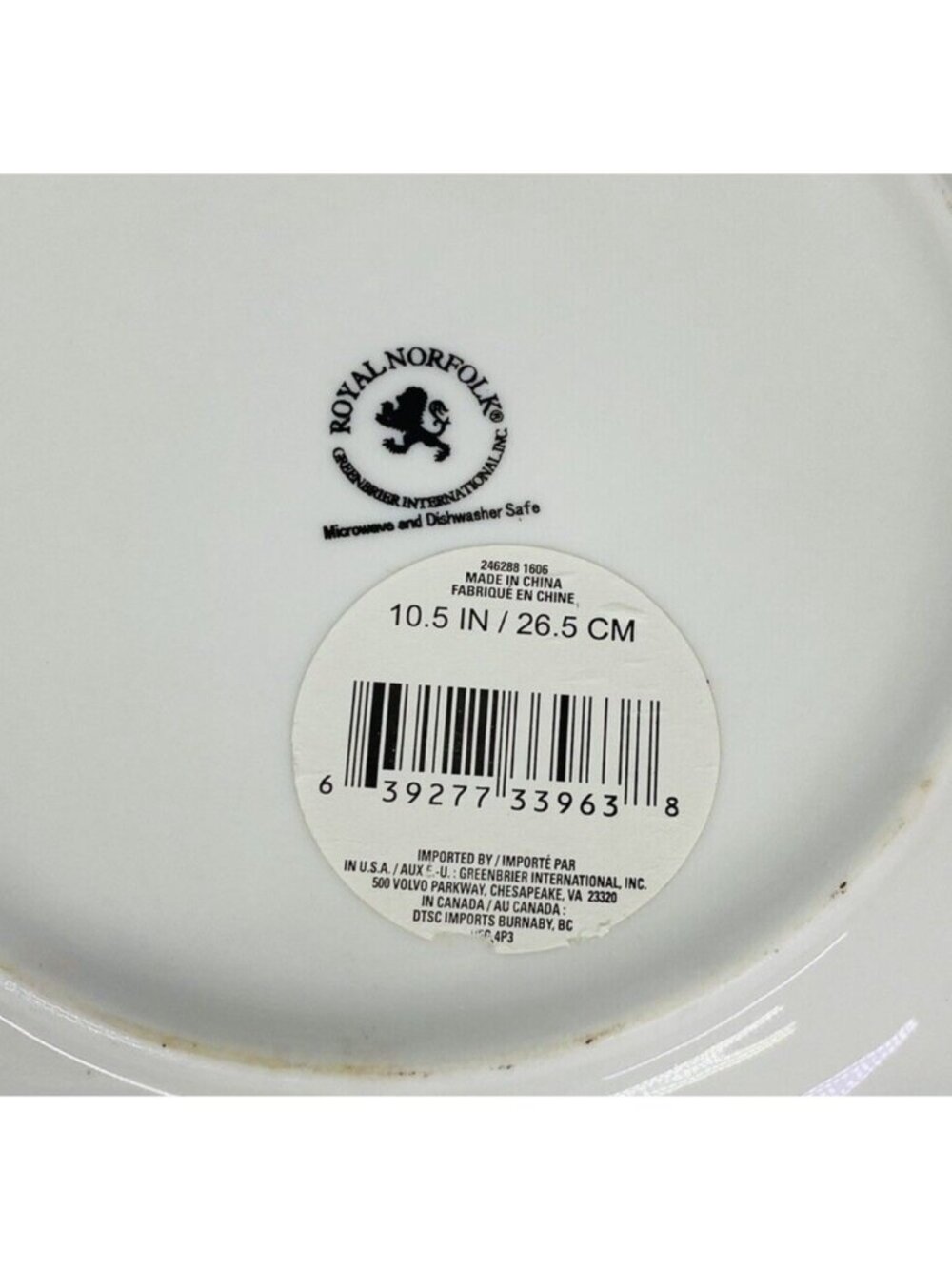 Royal Norfolk RNF132 Colorful Autumn Leaves Stoneware Round Dinner Plates Set 3 - Picture 8 of 13